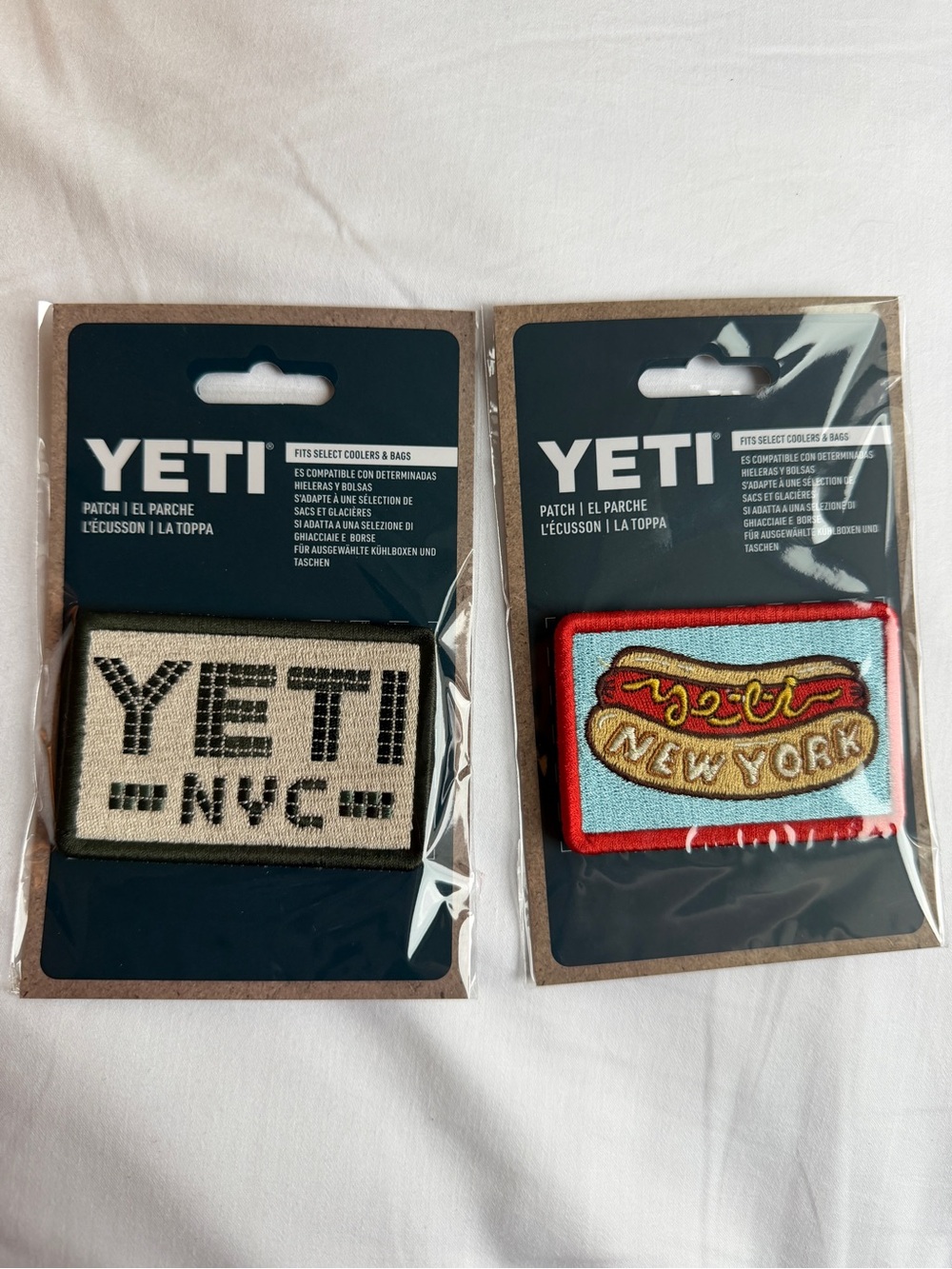 New York Exclusive Yeti Patch Set - Subway Tile Hotdog